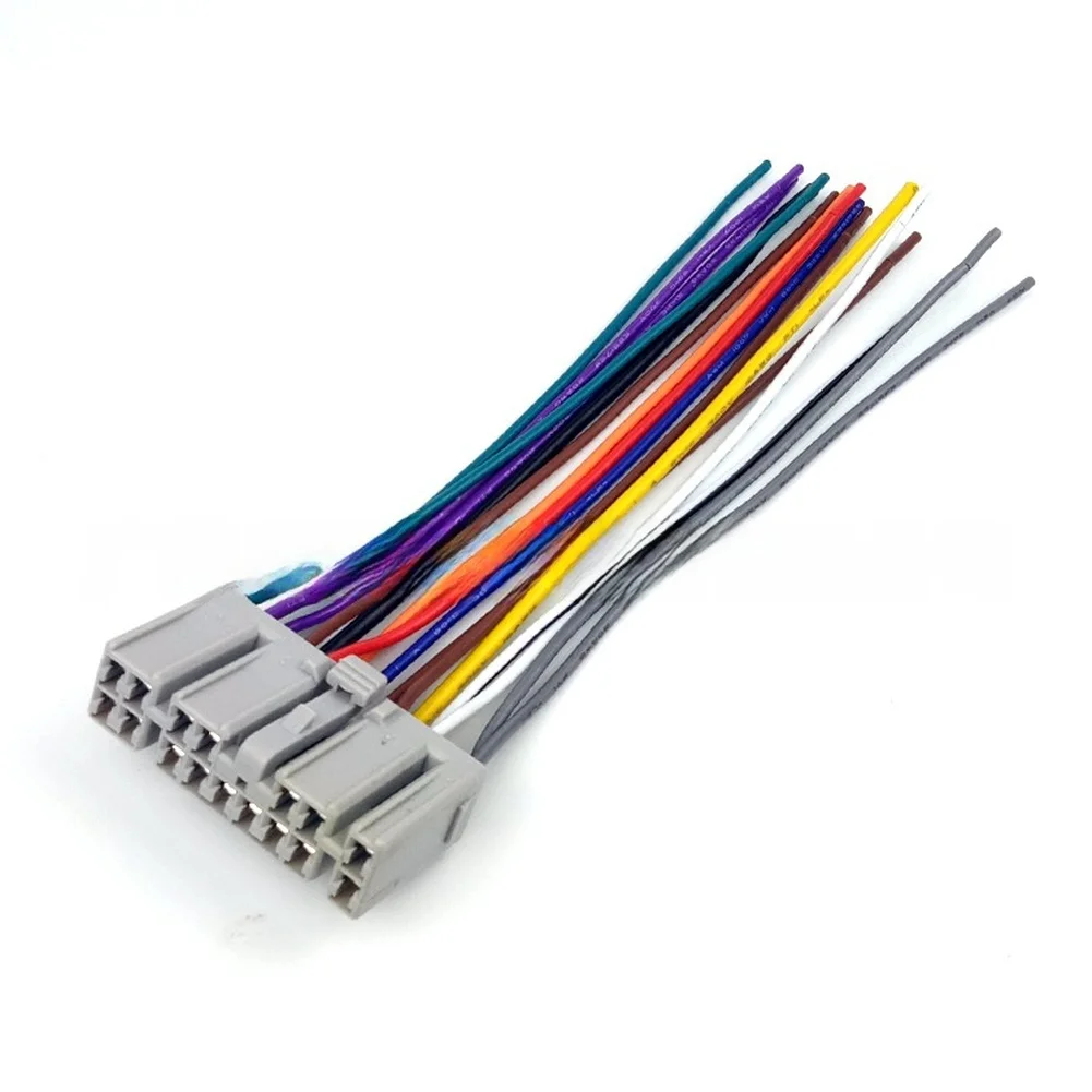 For Isuzu D-MAX Specific Wiring Harness Adapter Cable for 12V Car Radio CD Audio Installation Rear Connection For