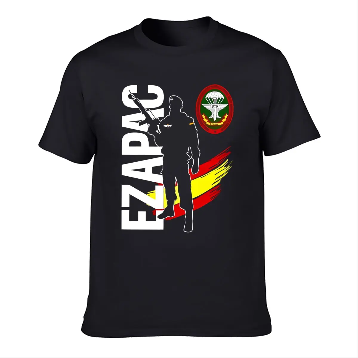 Ezapac Zapador Paracaidista Española. Spanish Paratrooper T-Shirt. Summer Cotton Short Sleeve O-Neck Mens T Shirt New S-3XL