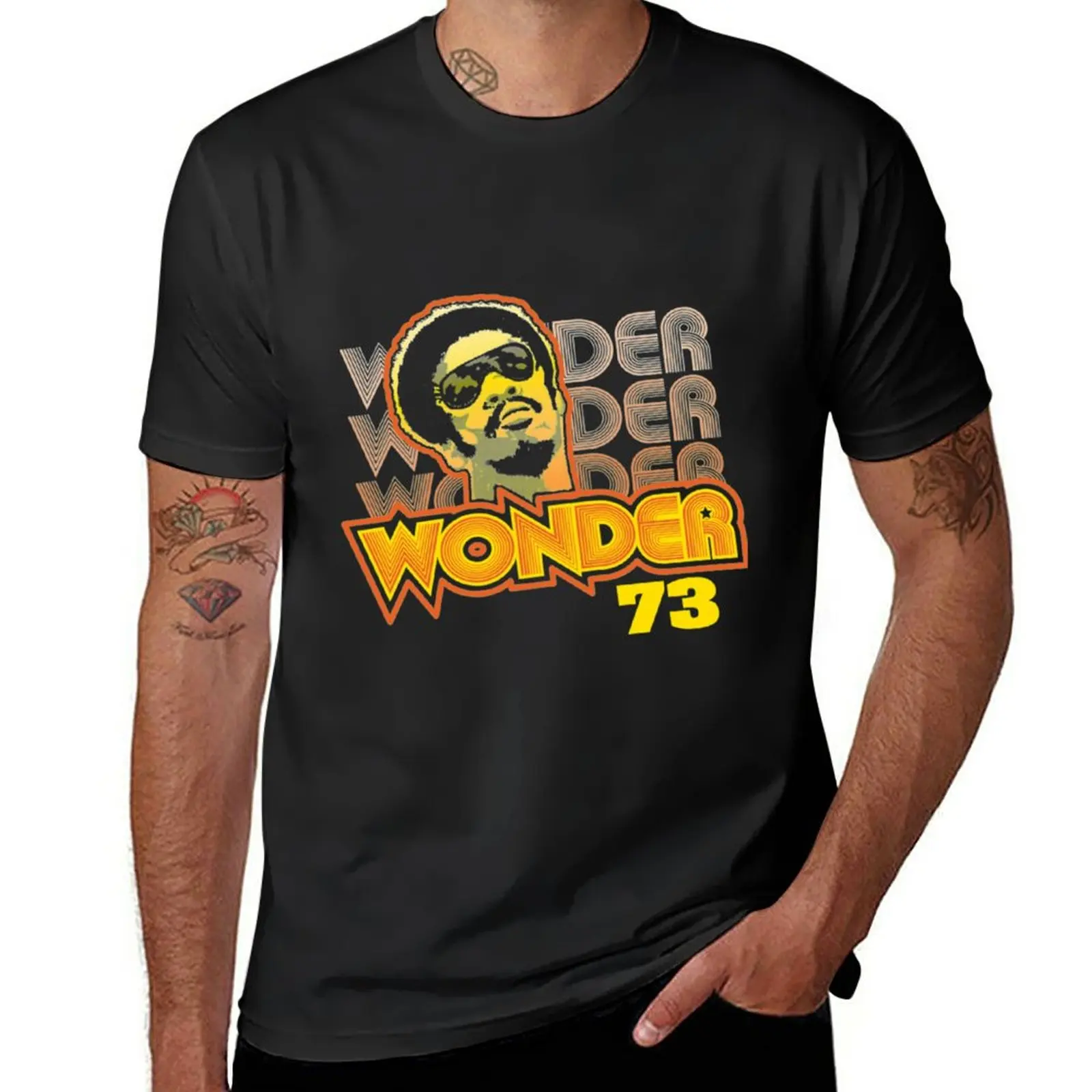 New Stevieee Wonder 73 T-Shirt boys white t shirts boys animal print shirt mens cotton t shirts