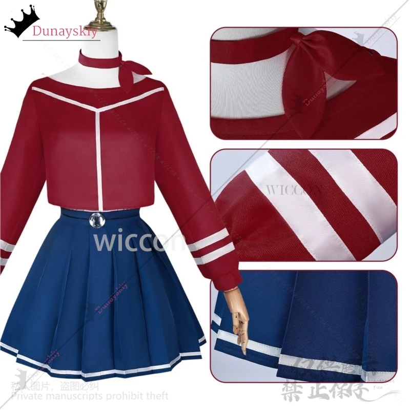 Mita Мита Cosplay Anime juego de terror disfraz MiSide Jk uniforme escolar lindo vestido Lolita para Halloween Navidad niñas personalizado