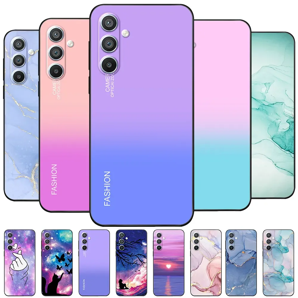 Case For Samsung A34 5G Coque Galaxy A34 5G TPU Soft Silicone Fashion Phone Case For Samsung Galaxy A 34 a34 Funda Cover Capa