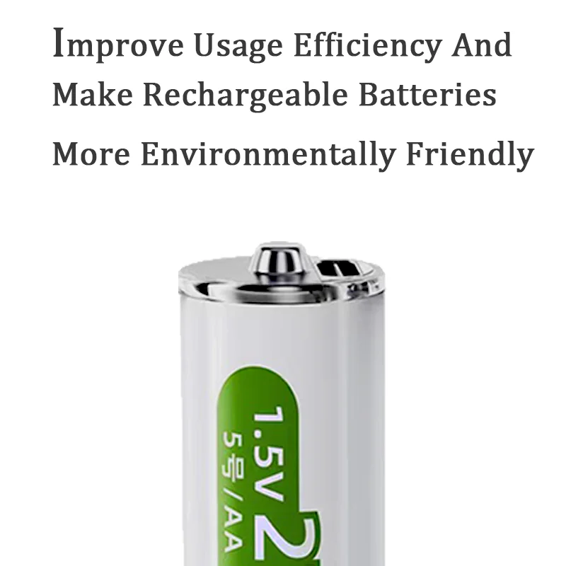 Doublepow 1.5V AA 2750mWh/1800mAh Lithium аккумулятор аа Pilas Recargables Tyte-C Charge