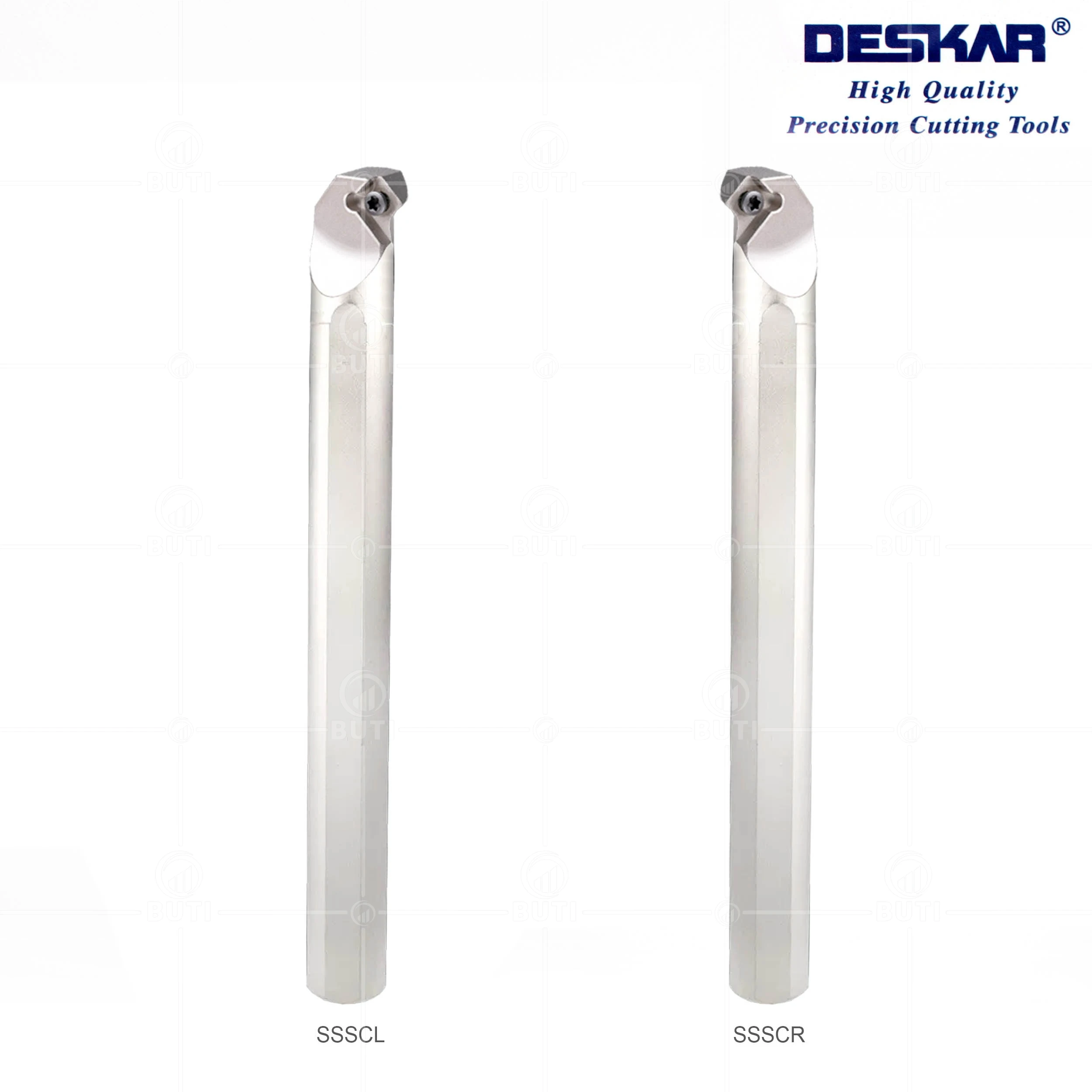 DESKAR 100% Original CNC White Tool Holder Internal Turning CutterSSSCR SSSCL Cutting Boring Bar Used For Metal Lathe Processing