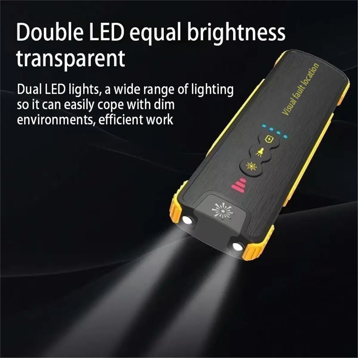 

3in1 Visual Fault Locator 15mw Rechargeable Fiber Optic Tester Power Bank Fiber Optic Cable Tester