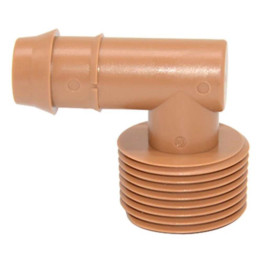 High Quality Practical Connectors Drip Pipe Elbow Landscaping Irrigation System Leak-Proof For 1/2 Or 3/4 Tube