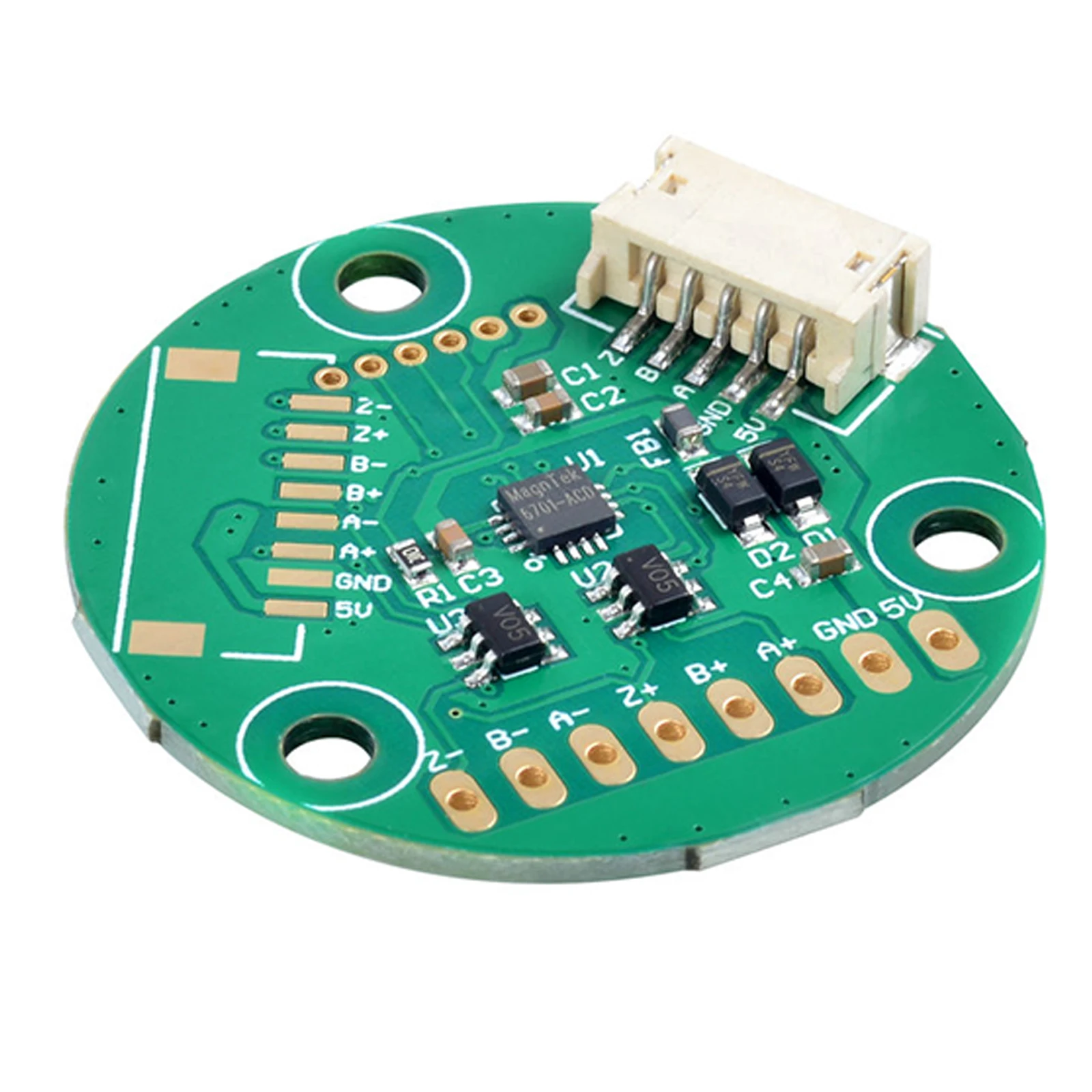 

MT6701QT Incremental Magnetic Encoder Module Multi-mode Differential Output Magnet