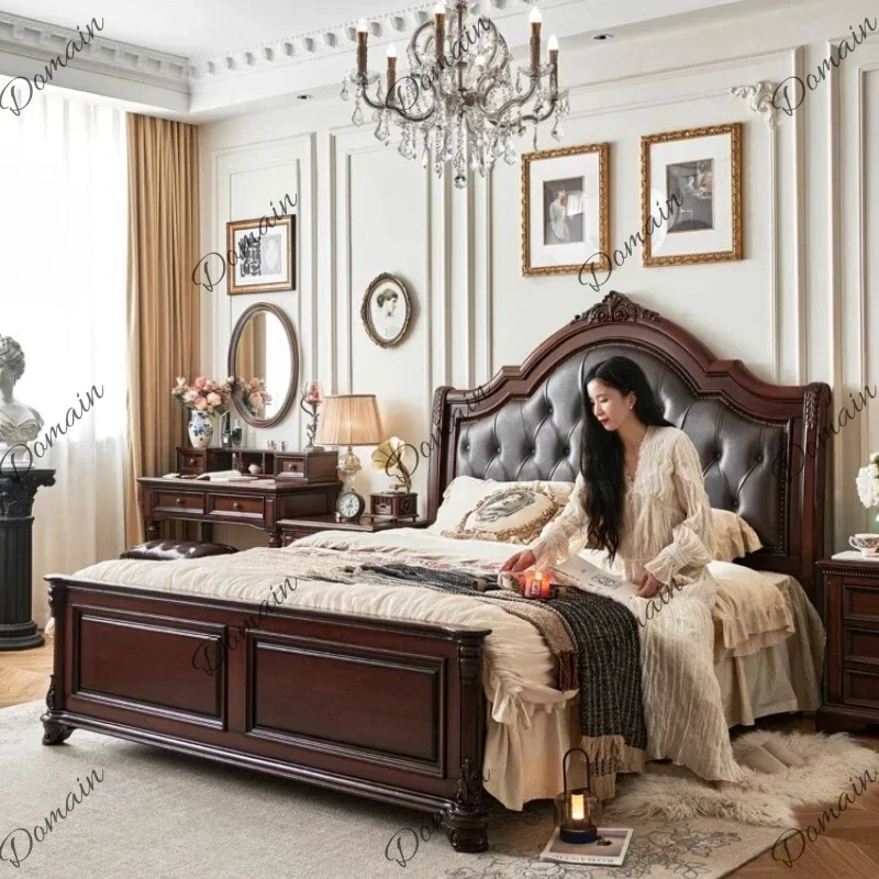 BWooden Space Saving Bed Luxury Children Sleeping Travel Design Safe Bed Platform Floating Letto Matrimoniale Trendy Furniture