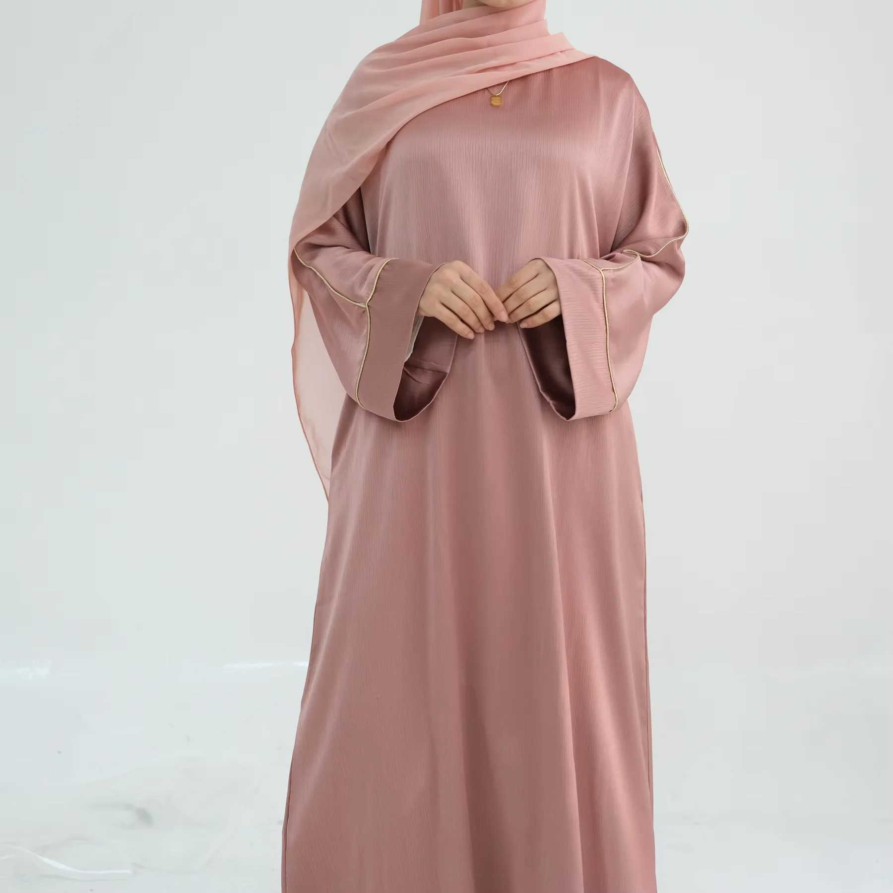 

Femme Musulmane Vestidos Jalabiya Eid Mubarak Djellaba Ramadan Abayas Дубай Турция Кафтан Арабский халат Женское мусульманское платье макси