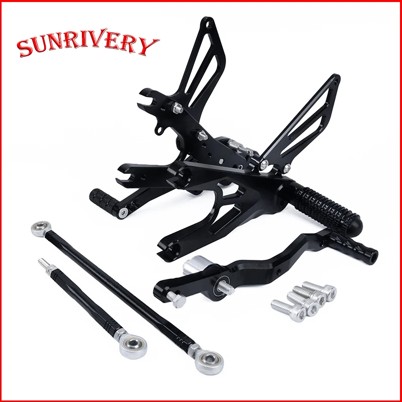 

For Yamaha YZF R6 2017-2021 Racing pedals Rearset Footrest Footpegs Adjustable Rear Pedal Foot Peg Set Motorcycle Accessories
