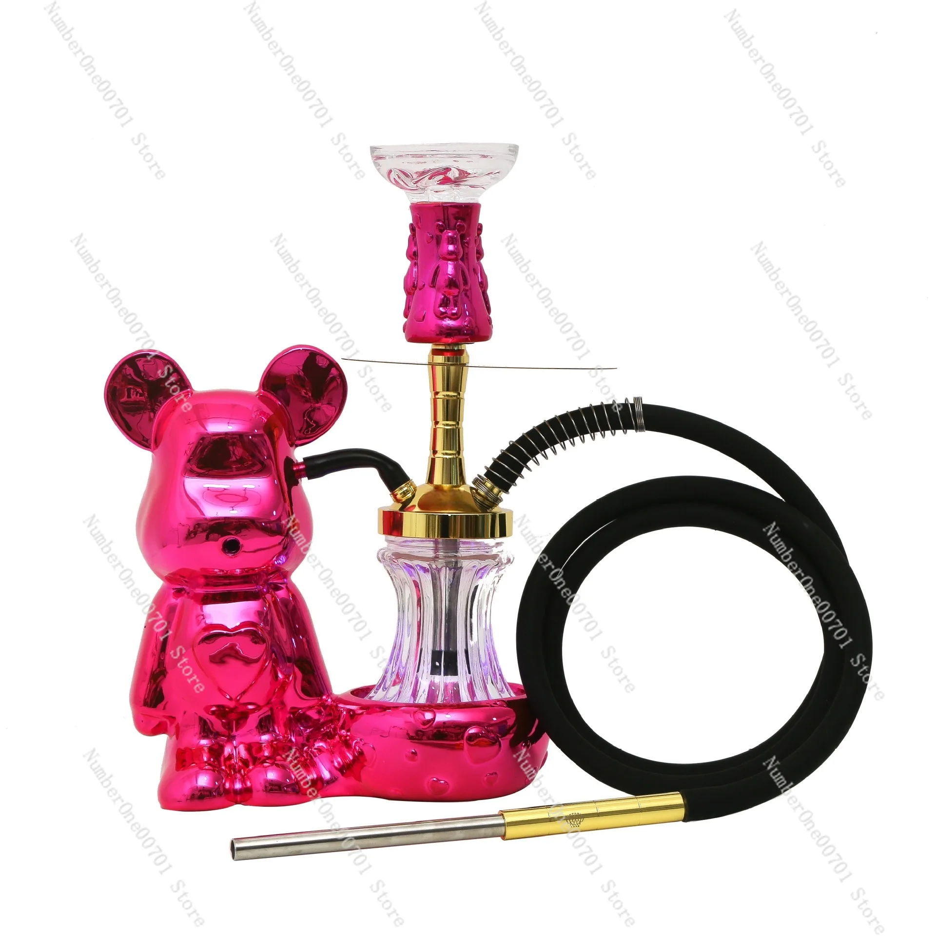 

Middle Eastern Arabic Hookah Resin Craft Hookah Heart Bear Shaped Hookah