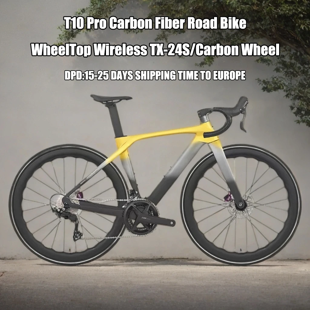 

T10Pro Carbon Fiber Road Bike WheelTop TX-24S/R7120-24S road racing bicycle hydr 700*28C gravel bicicleta Carbon wheel велосипед