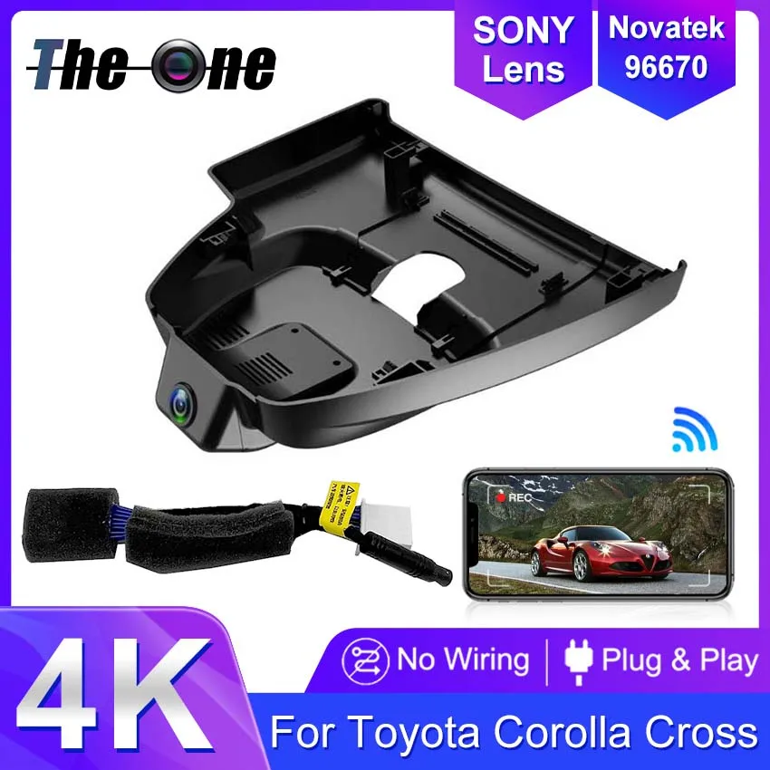 

For Toyota Corolla Cross 2023-2026 Dash Cam for Car Camera Recorder Dashcam WIFI Car Dvr Recording Devices Accessories