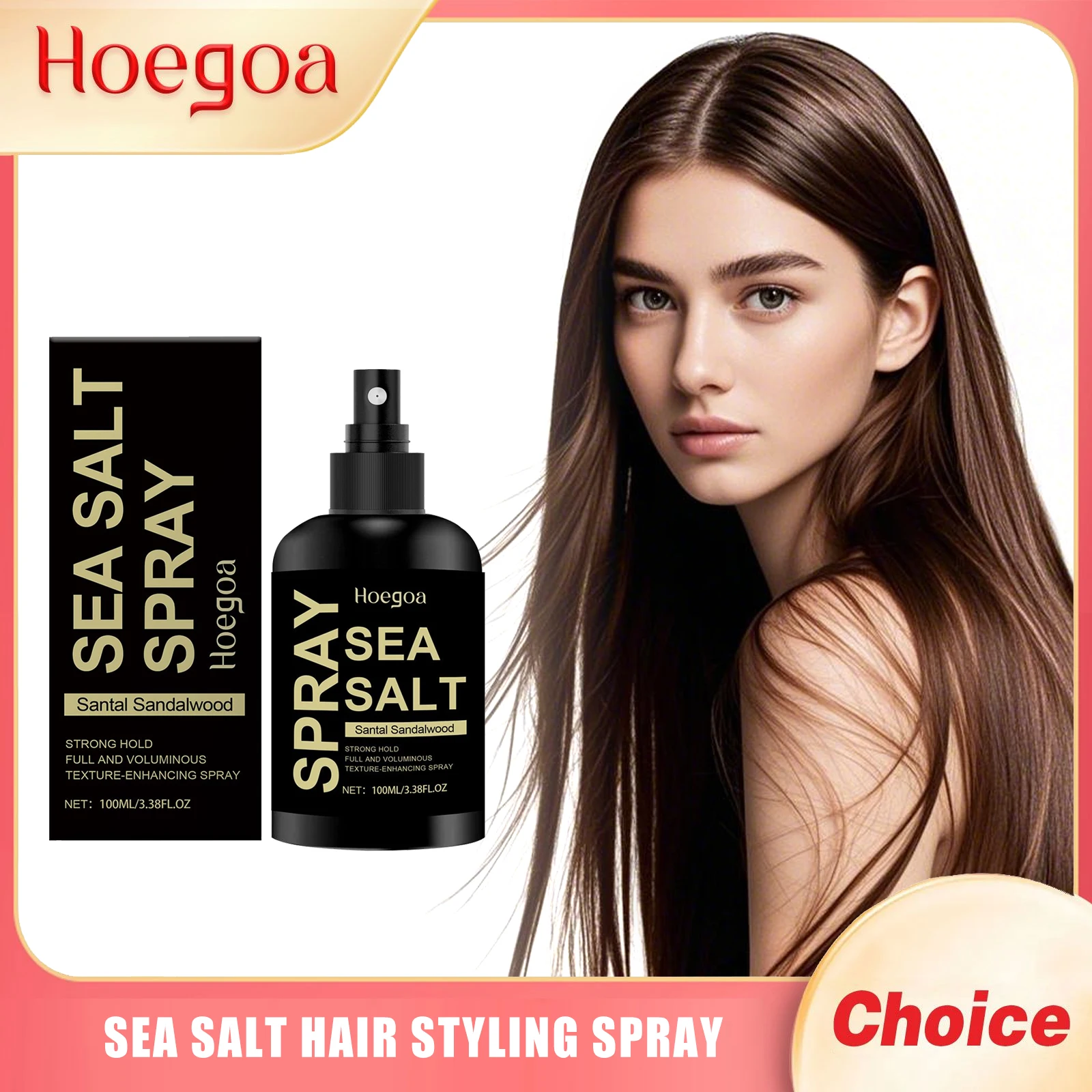 

HOEGOA Hair Styling Spray Brighten Luster Eliminate Frizz Enhance Texture Improve Elasticity Permanent Styling Hair Cares Spray