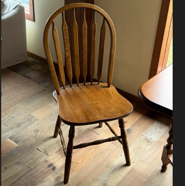 *Modhomi Hot Sell Windsor Wicker Back Chair Soft Cushion Wood Chair Kitchen Dining Restaurant Wooden Chair Wholesale
