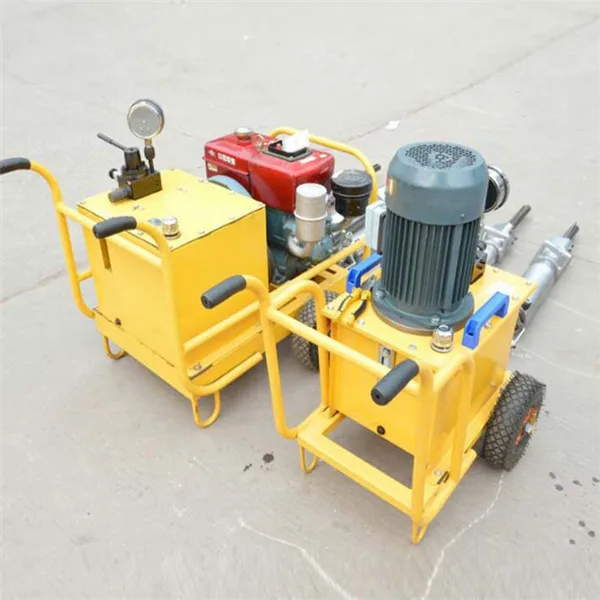 Portable Hydraulic Rock Splitter Concrete Demolishing Stone Splitting Machine for Sale