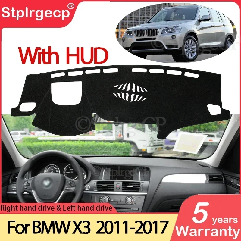 

for BMW X3 F25 2011 2012 2013 2014 2015 2016 2017 Anti-Slip Mat Dashboard Cover Pad Sunshade Dashmat Carpet Cape Car Accessories