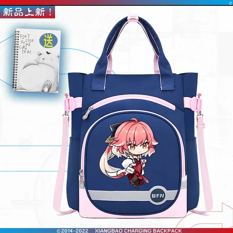 Q Version Ming Chao Chang Li Jin Xi Cartoon Character Merchandise Unisex Youth Casual Crossbody Student Tutoring Bag Ww Ani