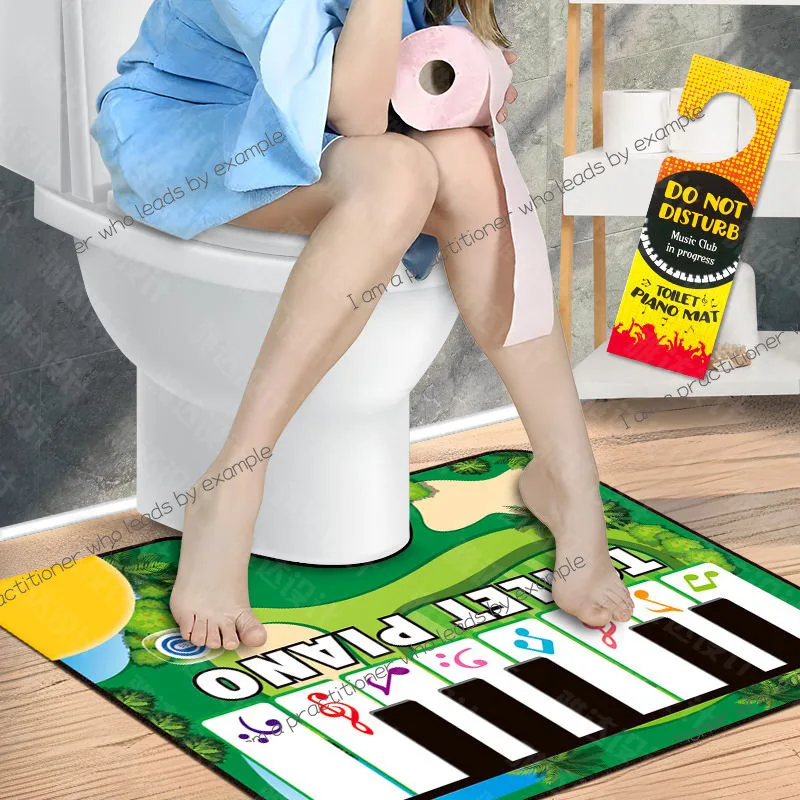 

Toilet electronic organ adult leisure fun antiboredom toys music blanket game carpet foreign trade