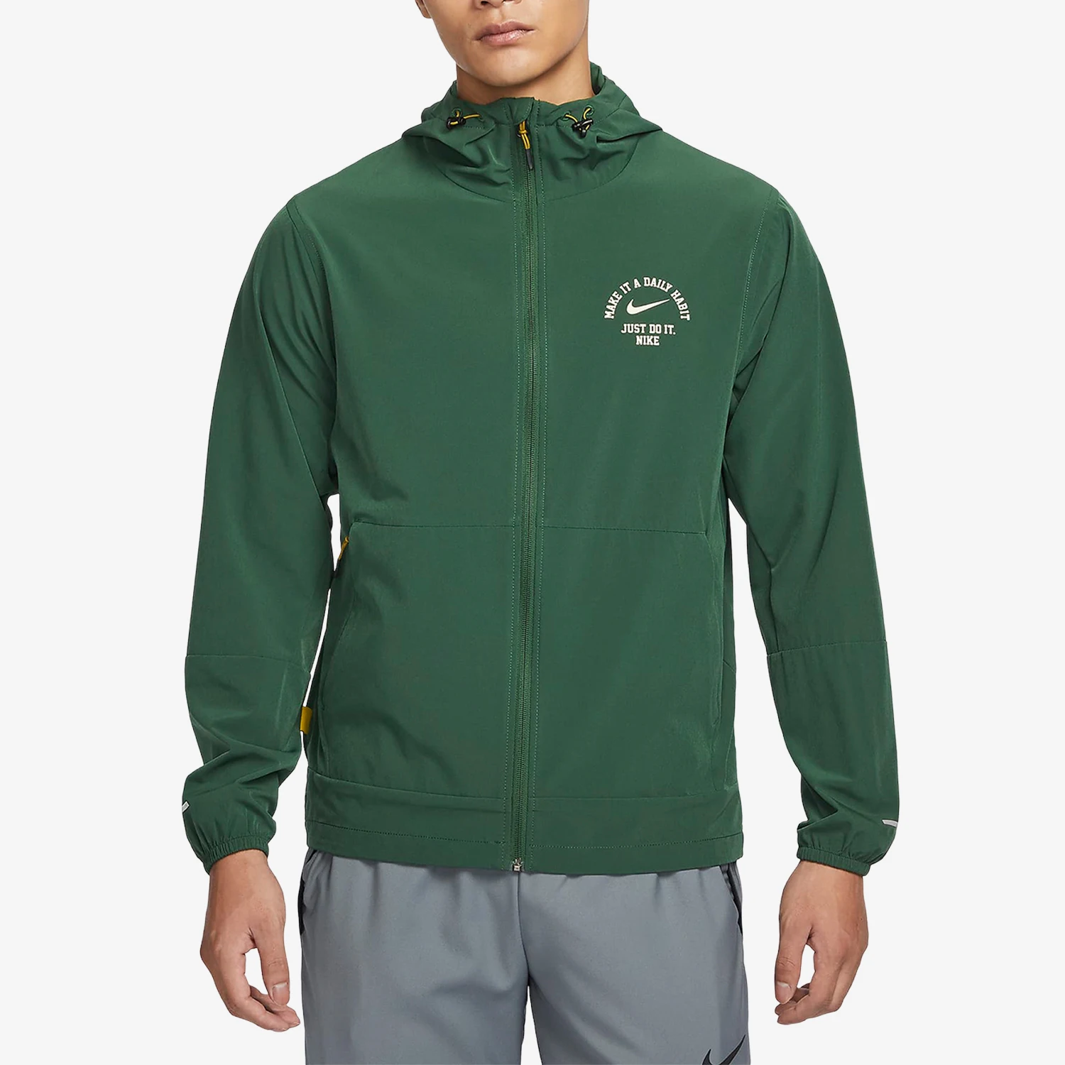 Nike genuine New Men's Reflective Running Woven Hoodie FV3970-323