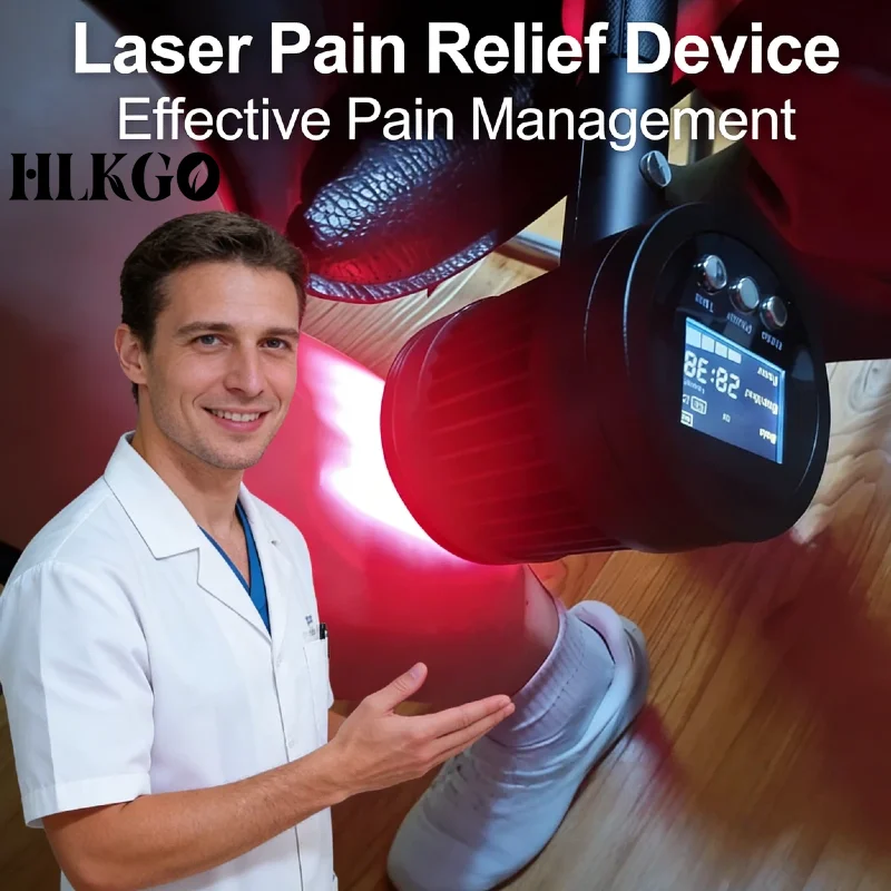 Advanced 25 Diodes 808nm Cold Laser Device, Red NIR Light Therapy for Arthritis Sciatica Neuropathy Human Pet Pain Relief