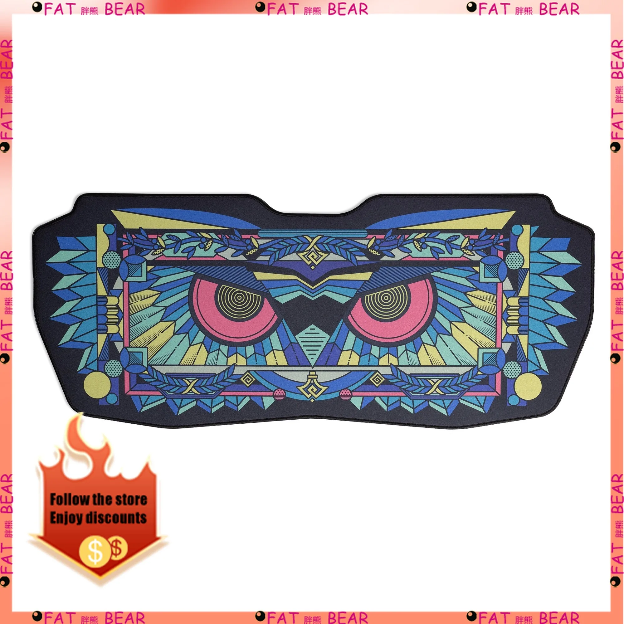 

GB Athena1800 Customized Mouse Pad Owl shaped Table Pad Mouse Pad 890x375mm