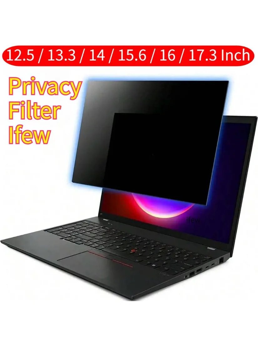 Laptop PC Monitor Sichtschutzfolie Anti-Spy-Film Notebook Computer Anti-Peeping-Filter 12,5 13,3 14 15,6 16 17,3 Zoll
