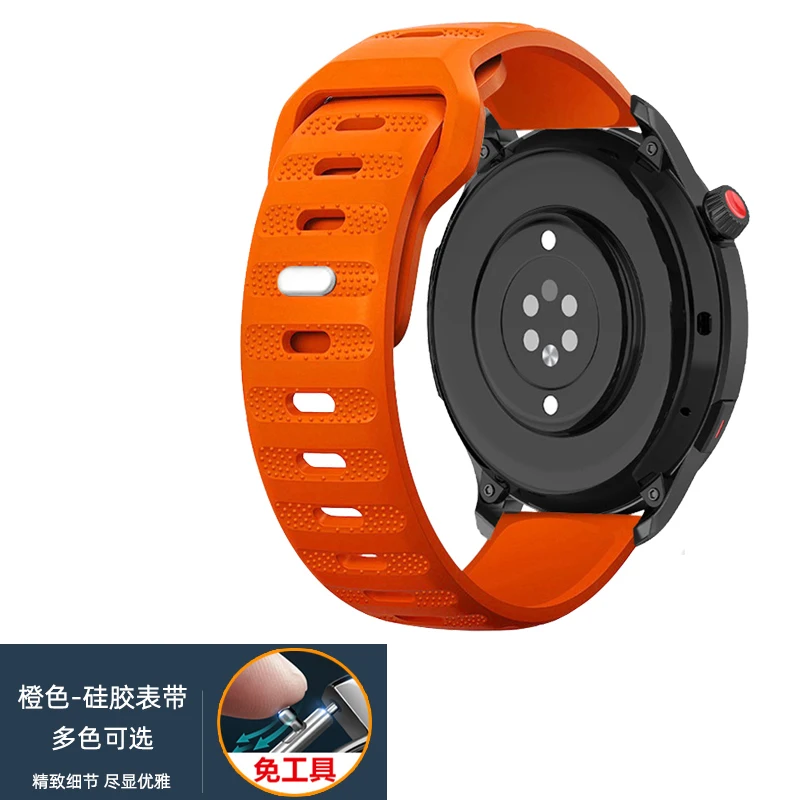 화웨이 워치 4 3Pro 용 실리콘 스트랩, gt2, gt3, 남성용 글로리 소프트 스포츠 실리콘 시계, 20mm, 22mm, 신제품