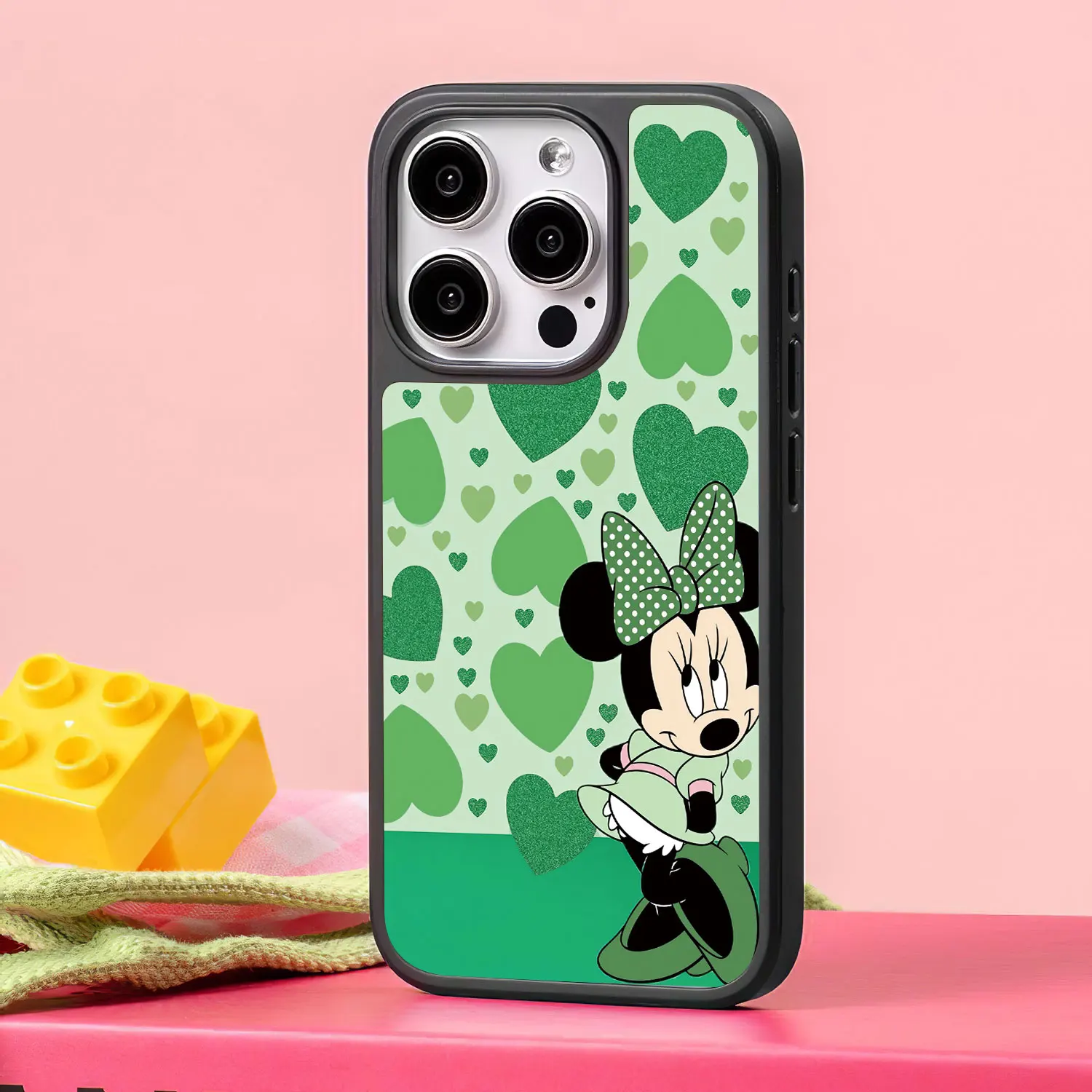 

Disney Minnie mouse phone case for iphone 16 15 14 plus 13 12 11 pro max cover couple funda cartoon girl cases anime carcasa