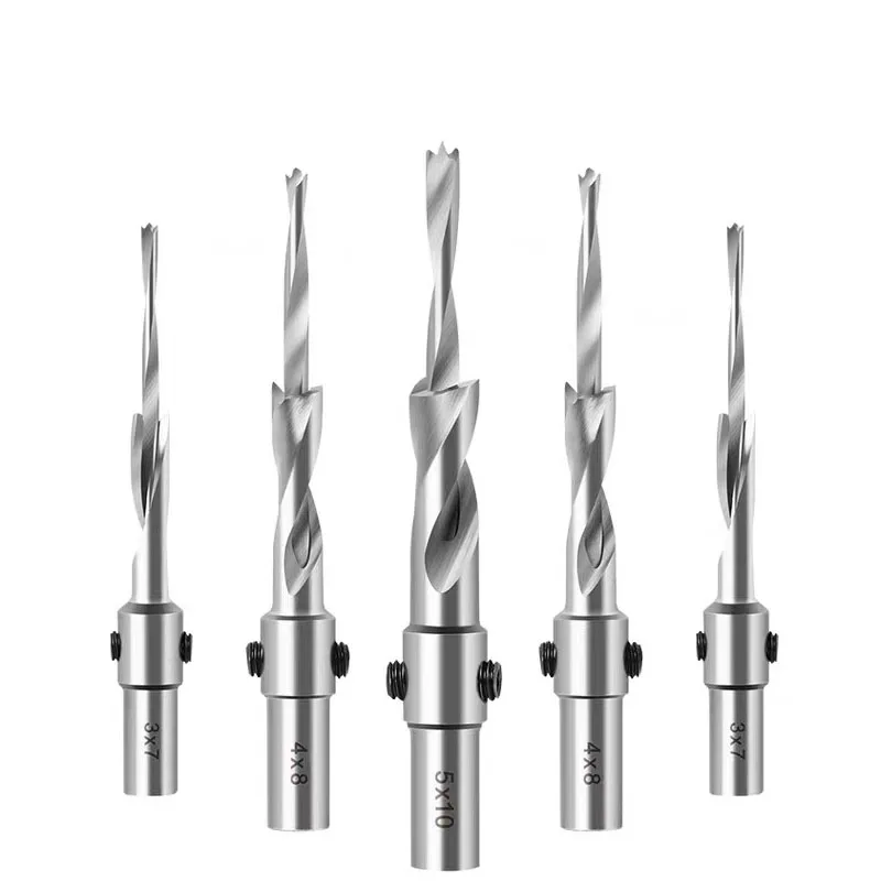 Woodworking countersunk head salad drill high-speed steel Step Hole Opener countersink Step Drill Bit Screw holeTools CNC