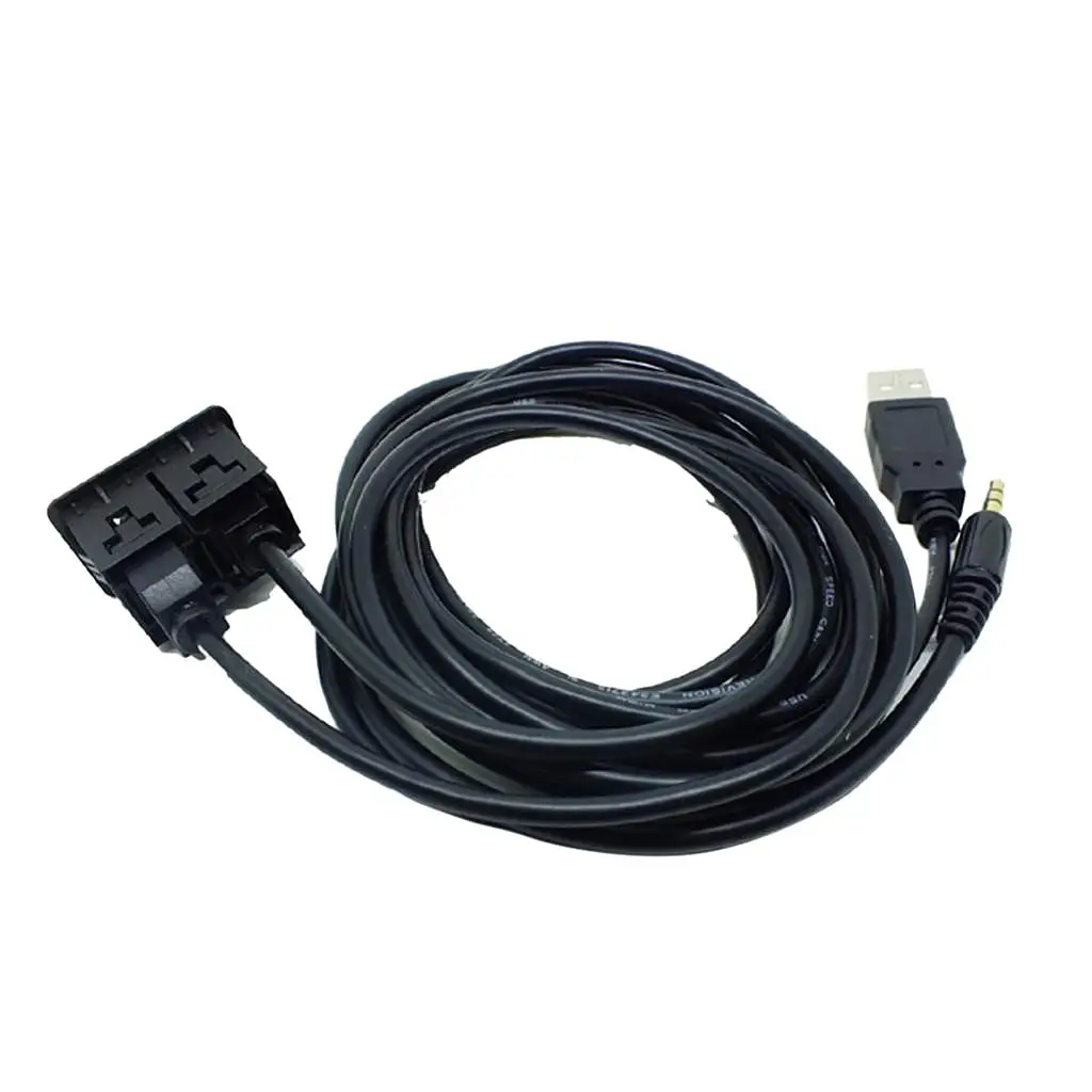 

Автомобили 3,5 мм USB Aux для наушников, панель адаптера для скрытого монтажа