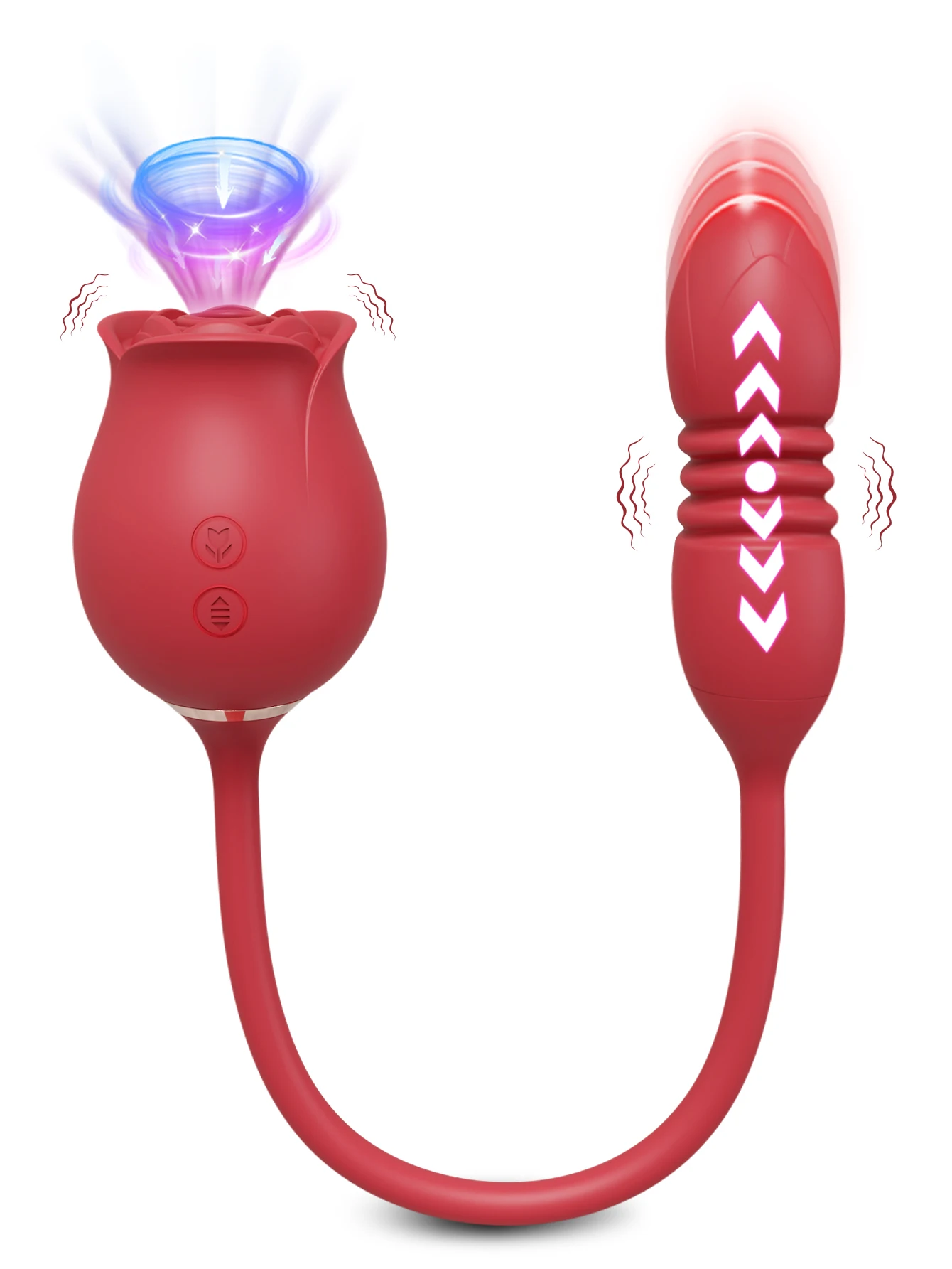 2 في 1 الورد مص هزاز النساء الحلمة المهبل دسار الموزه اللسان لعق الاختراق هزاز للمهبل الجنس لعب الكبار