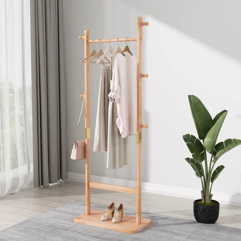 

Вешалка из цельного дерева Burly Wood 236x11x708 дюймов, легко собрать, защита окружающей среды для спальни, входа, гостиной