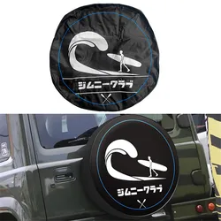 28 Inches Spare Tire Cover For Suzuki Jimny JB64 JB74 JB64W JB74W Back Wheel Cover Storage Bag Protector Car Tools Car-styling
