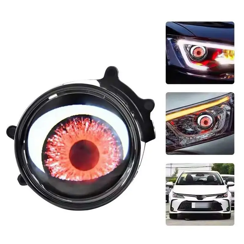 

Devil Eyes Light LED Dynamic Devil Eye Car 12V Headlights WiFi Control Projector Lens Lamp For Most Cars LED Automotive