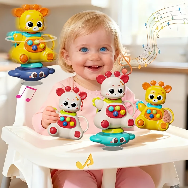 

Интерактивная игрушка-жираф с присоской, 360° ° Rotation, ABS — игрушка для развития моторики (подарок на Рождество/Хэллоуин)