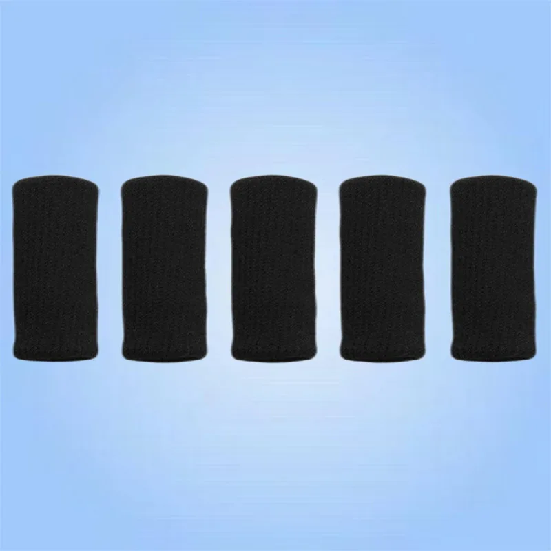 Sports Finger Guard Finger Sleeve Basketball Protective Sleeve Wicks Sweat Volleyball Anti-slip Joint Sprain Bandage Protector