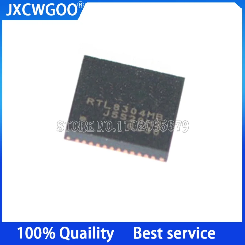 

10PCS RTL8304MB-CG RTL8304MB QFN-48 Low power RF Wireless Ethernet switch control chip New original