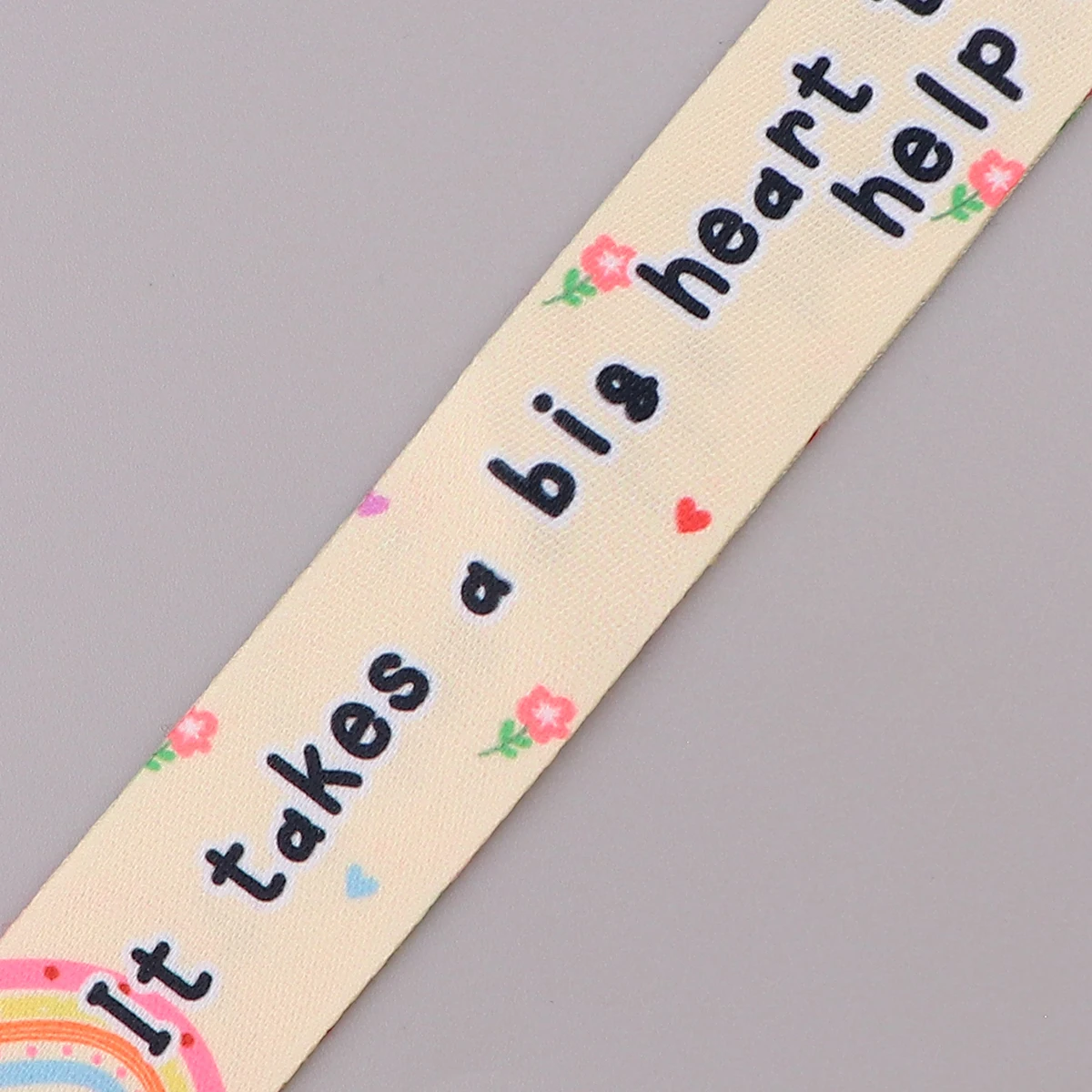 Rainbow Neck Strap Card Bus ID Holders Lanyards Keychain Student Badge Holder Hang Rope Phone Accessories Teacher Gifts image 2