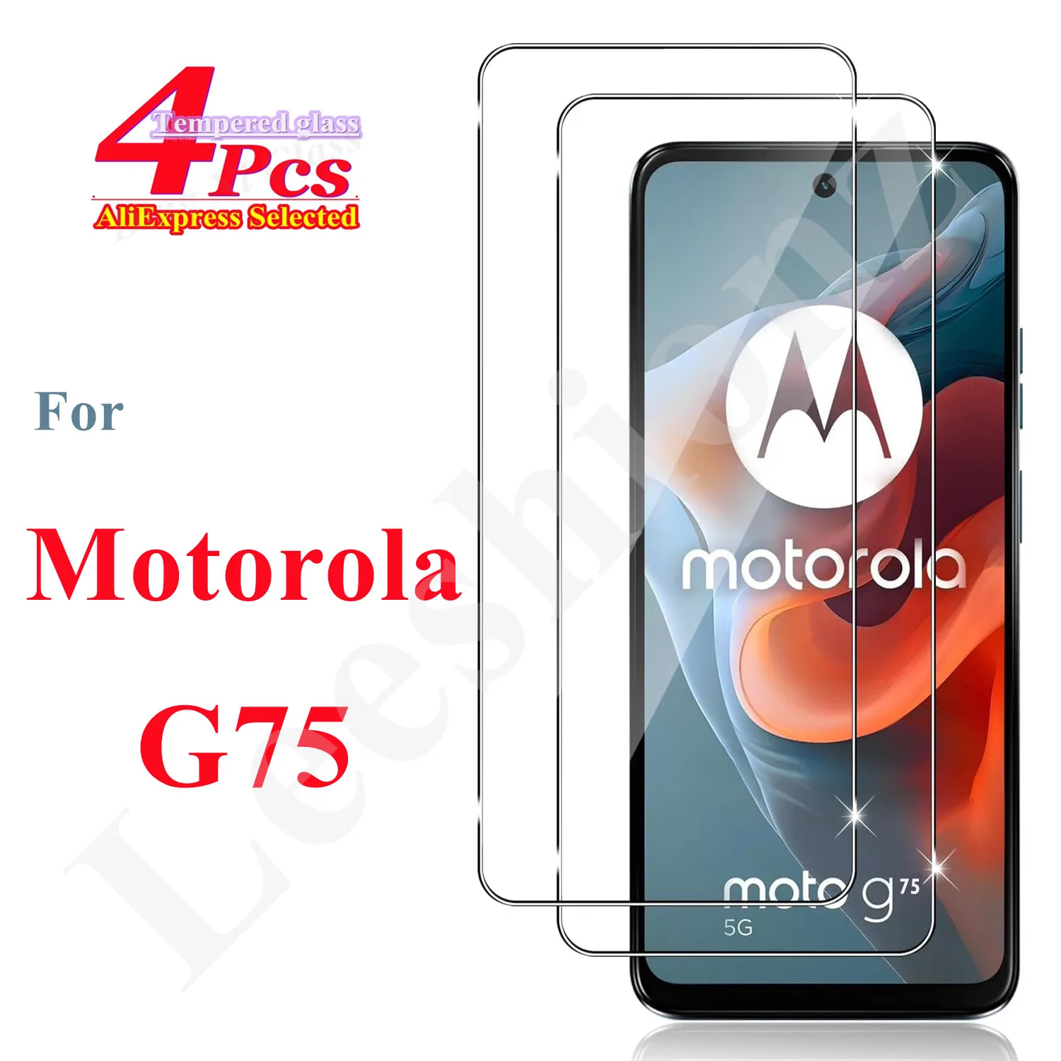 

For Motorola G75 Shatterproof Tempered Glass For Moto G75 Screen Protector Glass Film 2/4Pcs