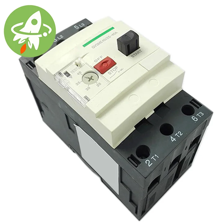 

50/60Hz Magnetic Plastic Industrial Motor Protection Circuit Breaker GV3ME40 GV3ME63 GV3ME80 GV3A01 Electronic Equipment