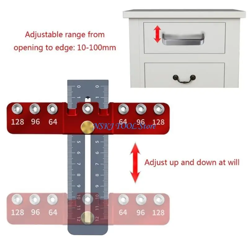 L8RC ألومنيوم سبيكة خزانة أجهزة أدوات حفر الخشب #3