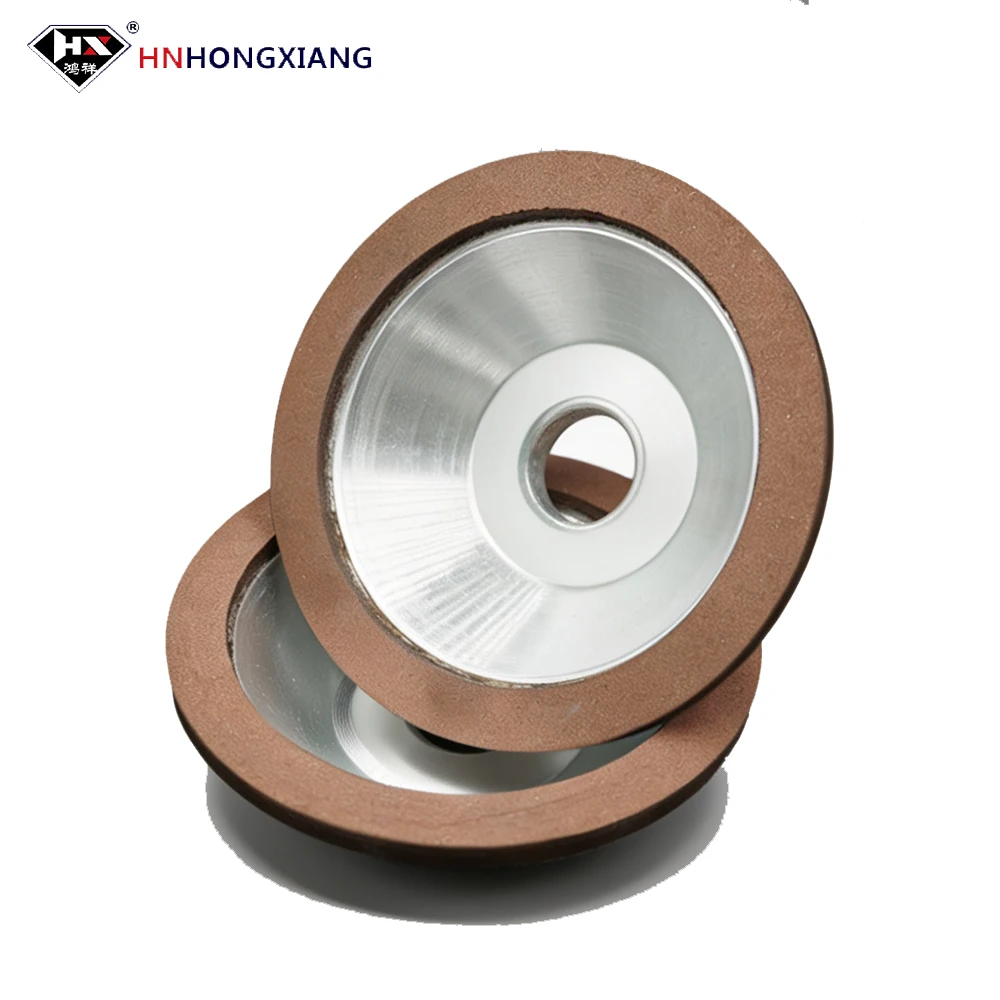 

100mm/125mm/150mm Bowl Shaped Resin Bond Diamond Grinding Wheel For Knife sharpener Grinding HX
