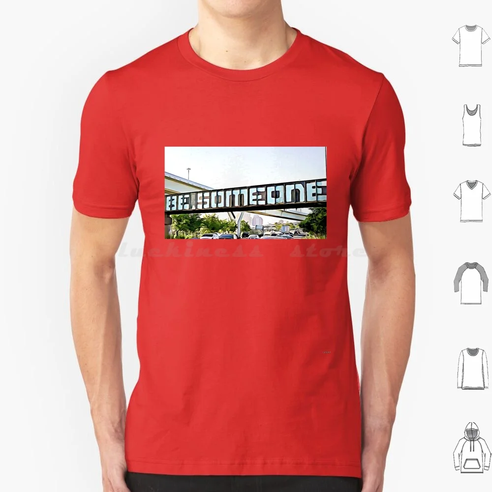 Houston: Sé algo más que solo un ser. 2 camisetas para hombres, mujeres y niños, 6xl, acuarela, Htx, Houston, Tx, Texas, Besomeone, Someone Bridge, Cool Htown Fun