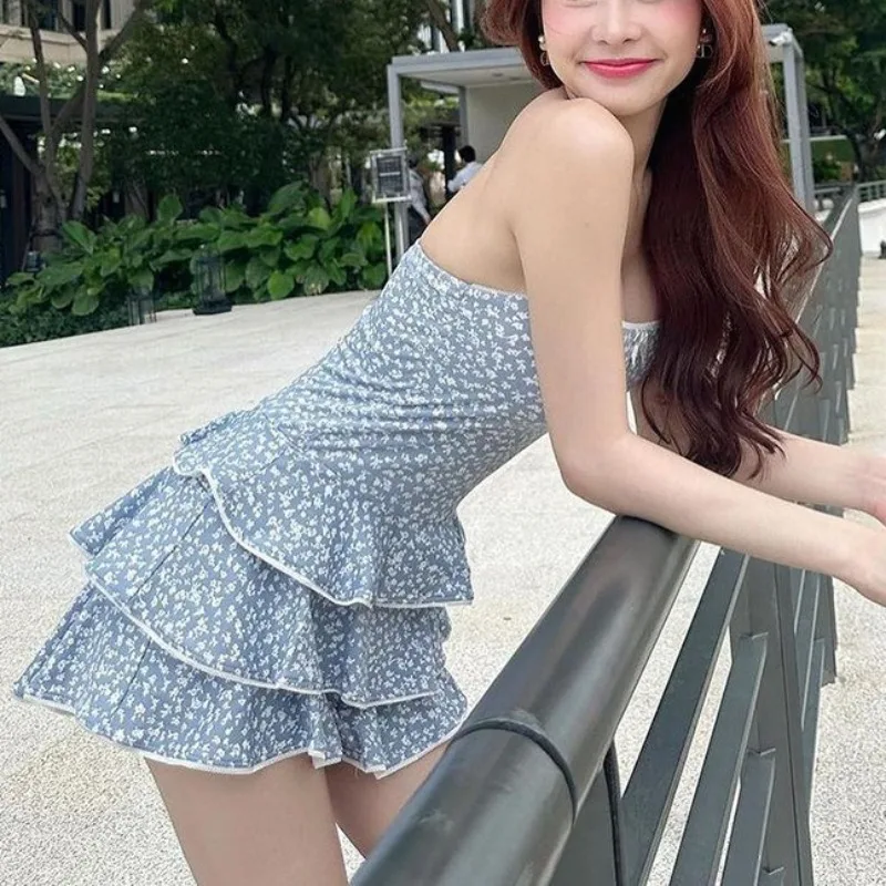 Mini robe d'été Sexy sans manches, dos nu, pour femmes, Y2k, noire, épaules dénudées, moulante, élégante, avec nœud papillon, vêtements de Club de fête