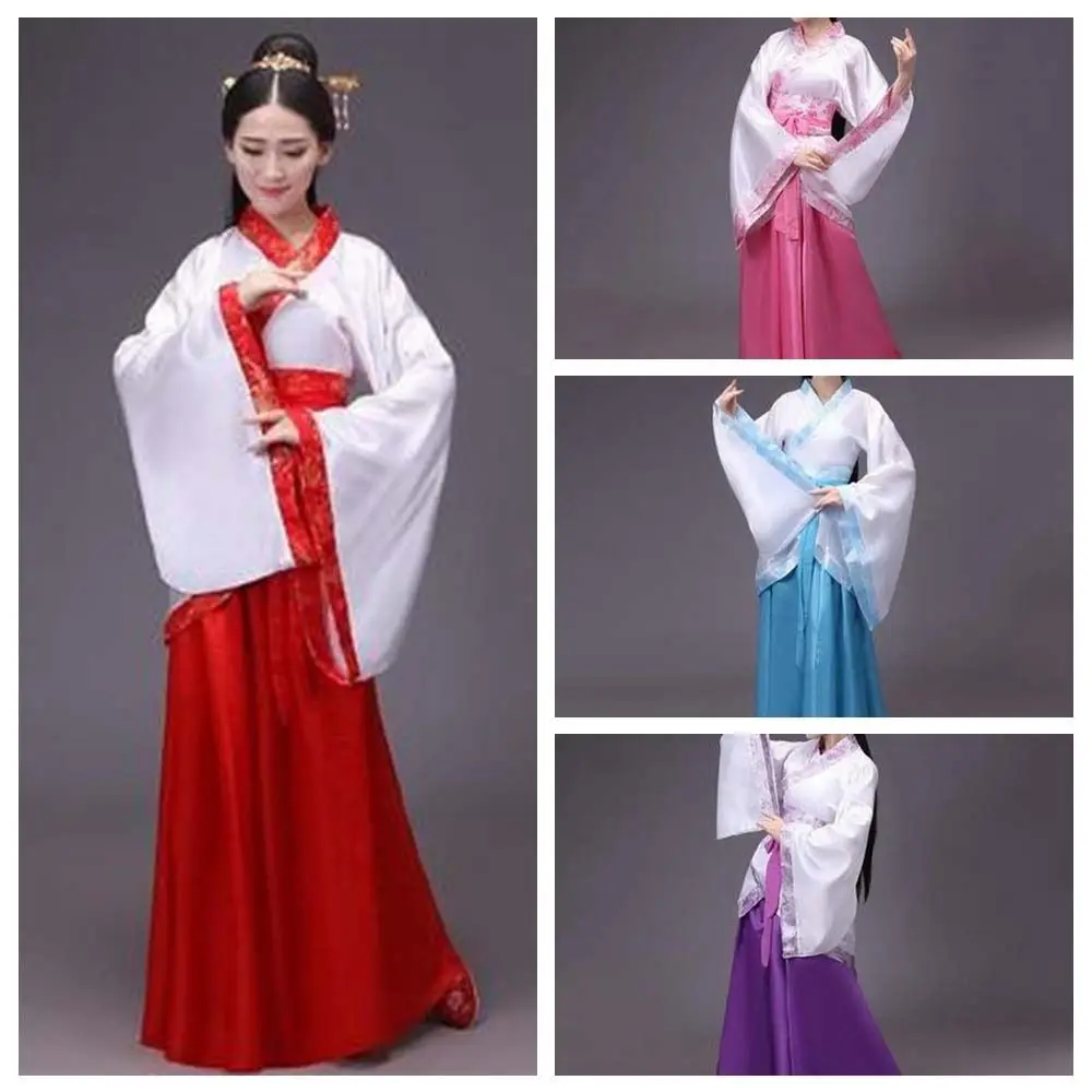 Robe de prairie chinoise, style chinois traditionnel, rétro coloré, nickel é financièrement, broderie de fleurs de princesse, dynastie Han