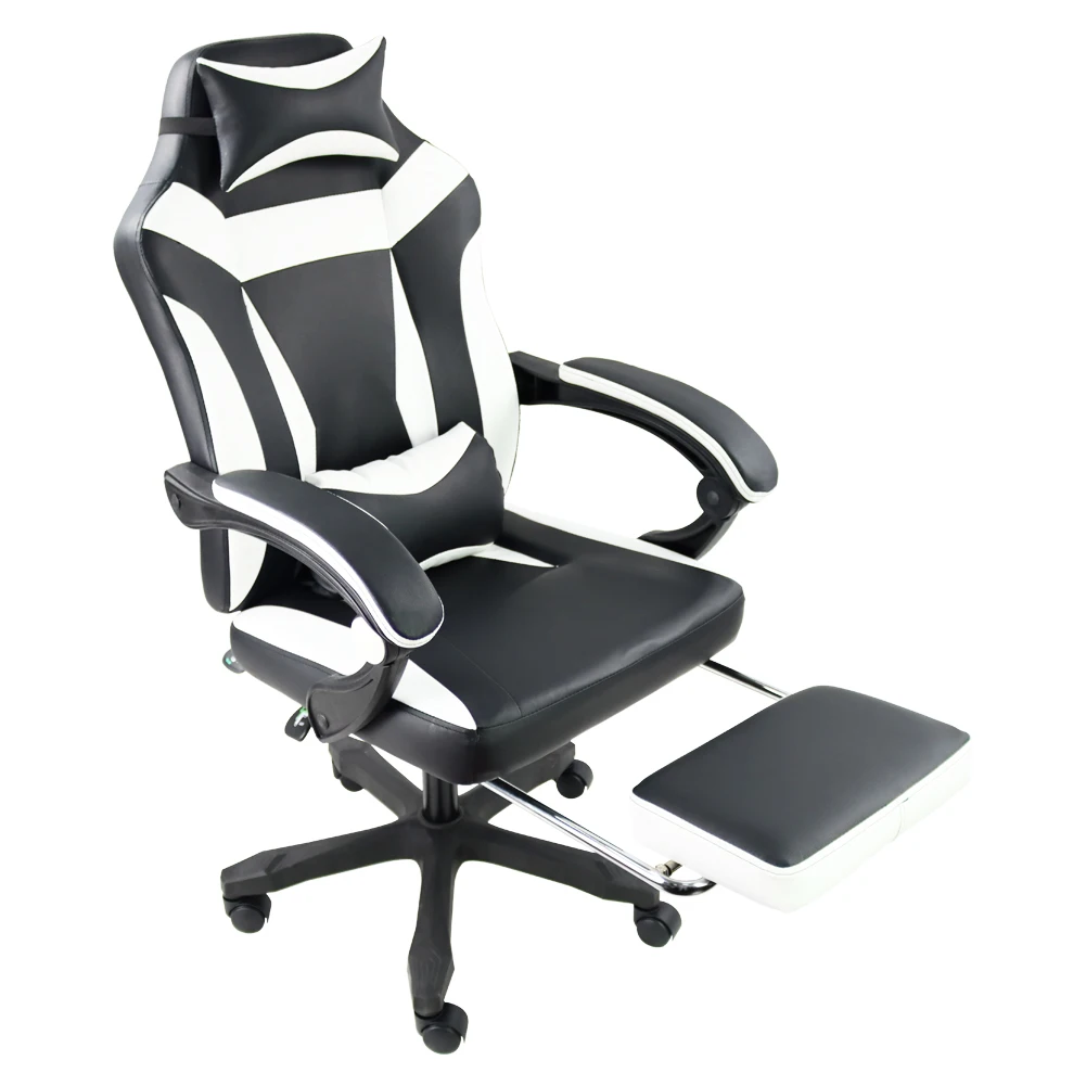 KKTONER-Cadeira Ergonômica Gaming para E-Sport Racing Computer, altura ajustável giratória com Braço, encosto de cabeça alto e lombar