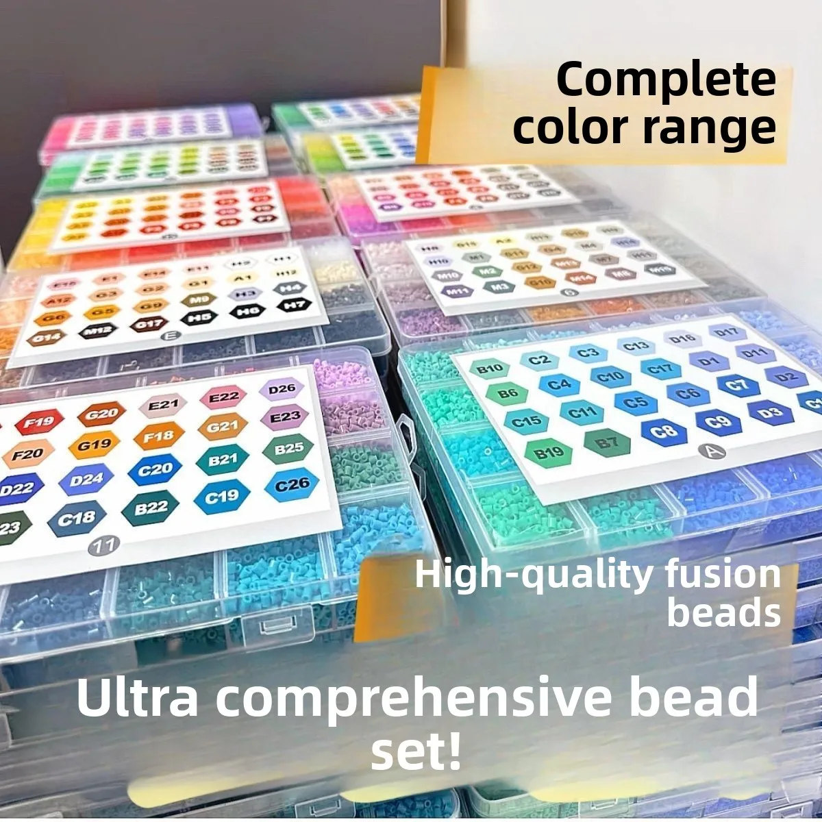 Handmade Diy 240 Colors 3D Puzzle Bean Toys Educational Building Blocks Set Creative Assembly Model Kit for Teenagers And Adults