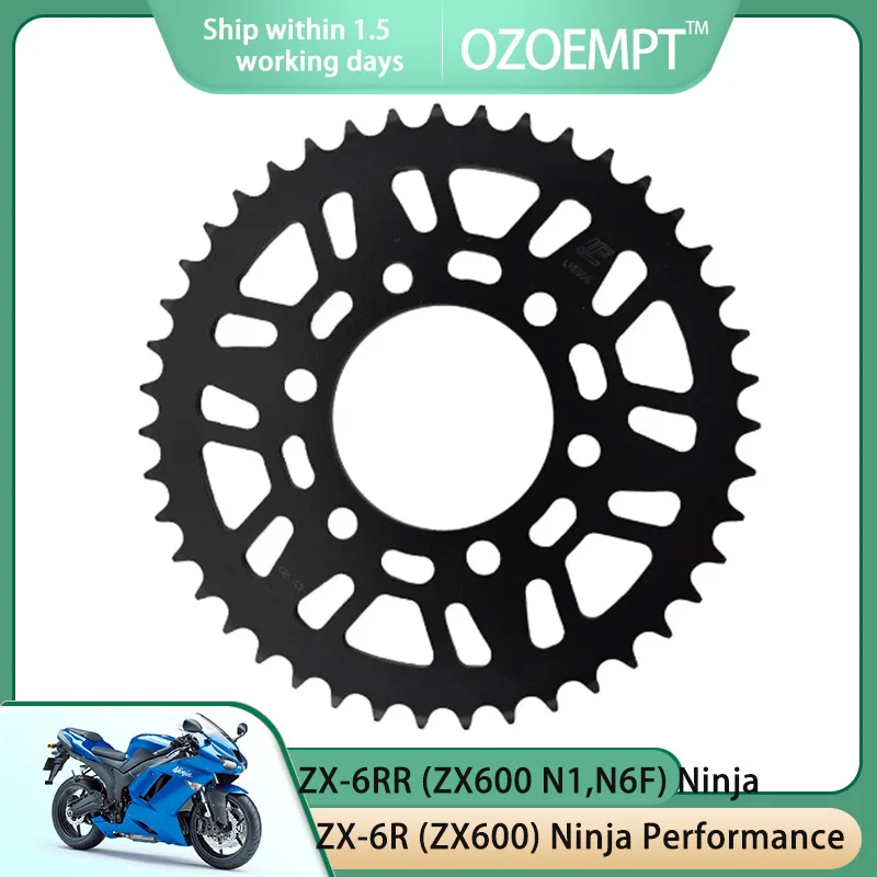 

OZOEMPT 520-39T Motorcycle Rear Sprocket Apply to ZX-6R (ZX600) Ninja Performance 11-12 ZX-6RR (ZX600 N1,N6F) Ninja 05-06