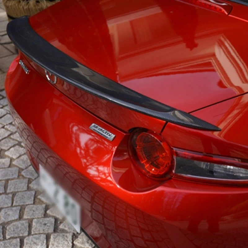 Car-styling for Mazda MX5 ND Miata Garage Vary Style Carbon Fiber Ducktail Rear Spoiler