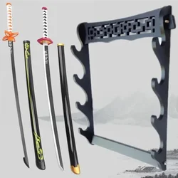 Wall Katana Knife Support Base Wooden Sabre Stand Shelf Display Sword Holder Wall Japanese Katana Rack Organizer Home Decoration